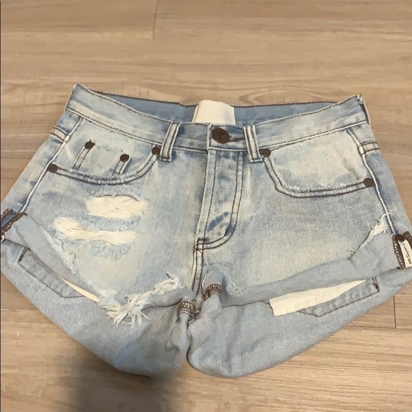 One Teaspoon Pants - one teaspoon jean shorts